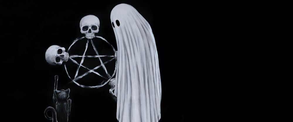 Five of Skulls Art Print