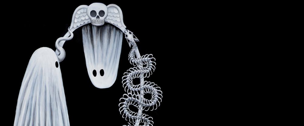 Two of Ghosts Art Print